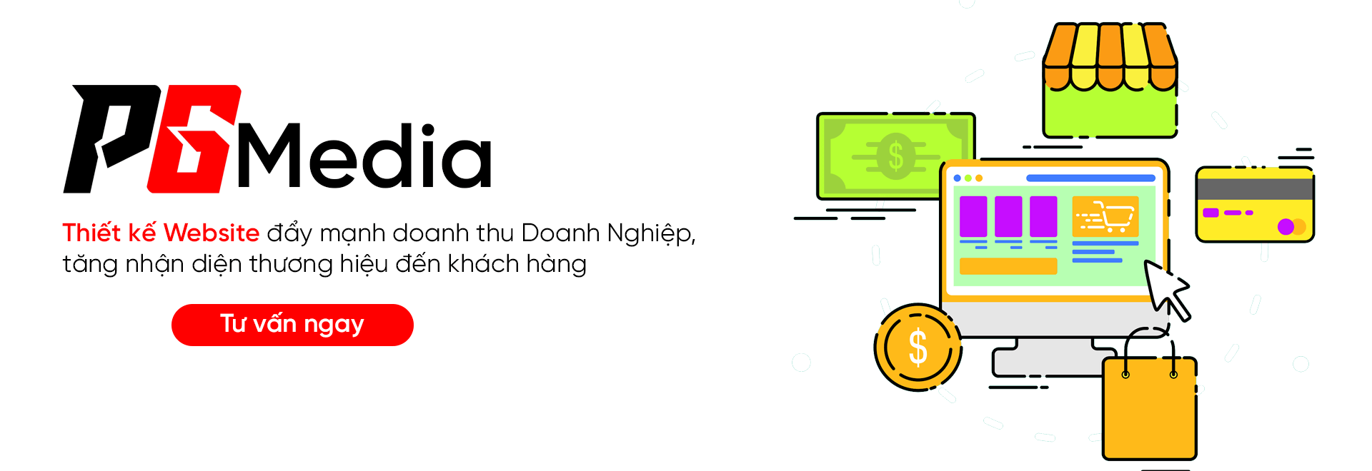 Trang chủ 49 PGMedia - Thiết kế website